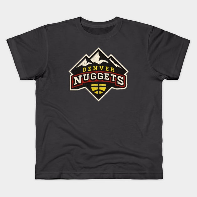 Denver Nuggets 1976 Kids T-Shirt by Faeyza Creative Design